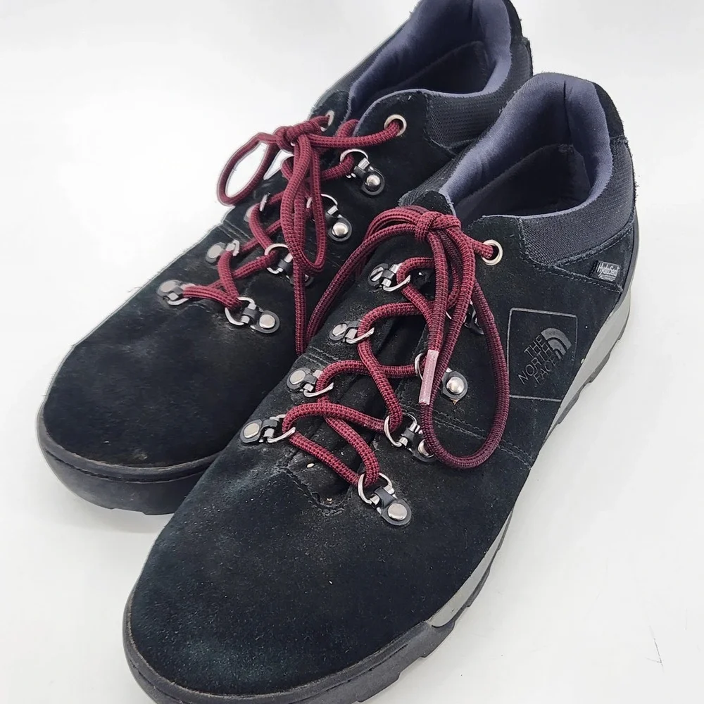 The North Face Hiking Shoes Men's 10 HydroSeal Ortholite Black Red Trail